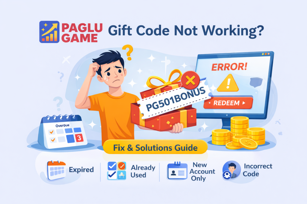 Paglu Game Gift Code Not Working