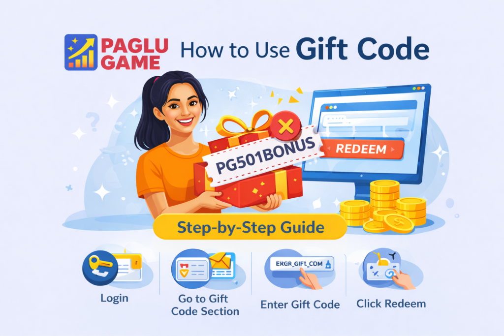 how to use paglu game gift code
