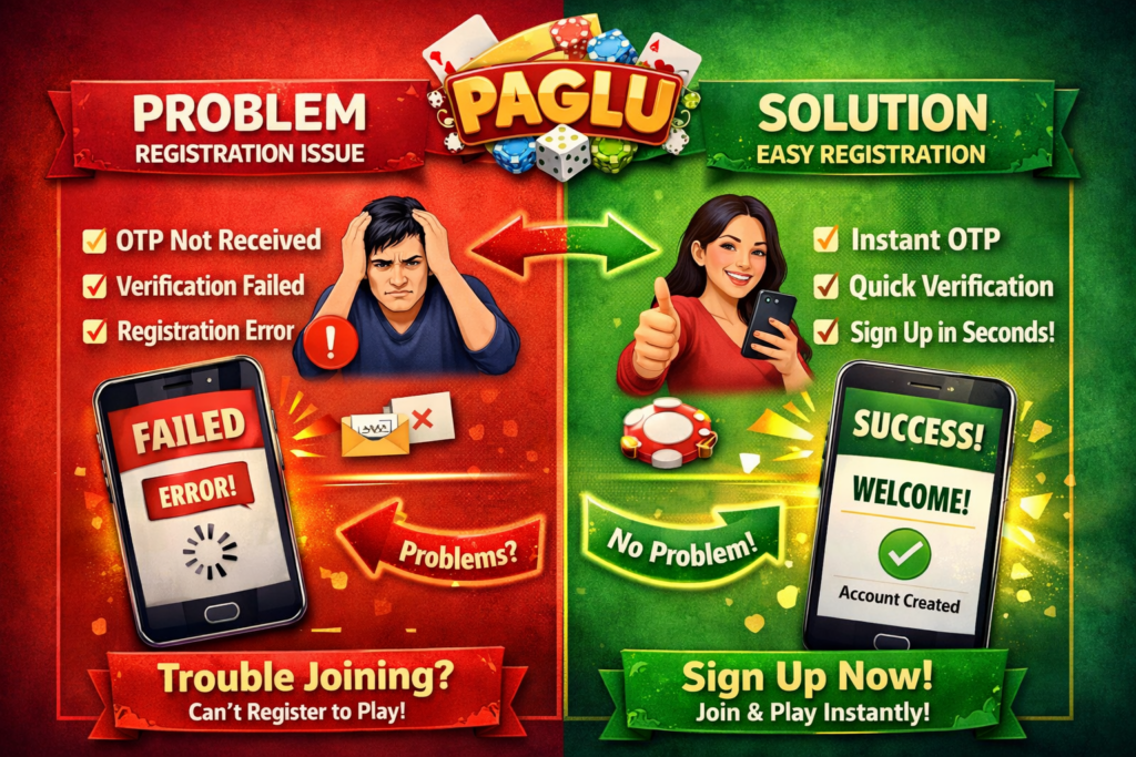 paglu game register problem