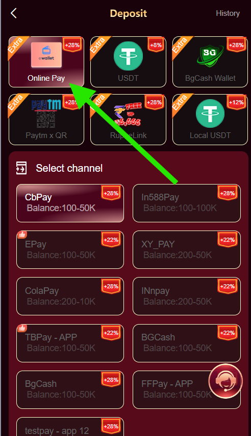 Paglu Game Deposit